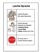 Symbol Leichtesprache